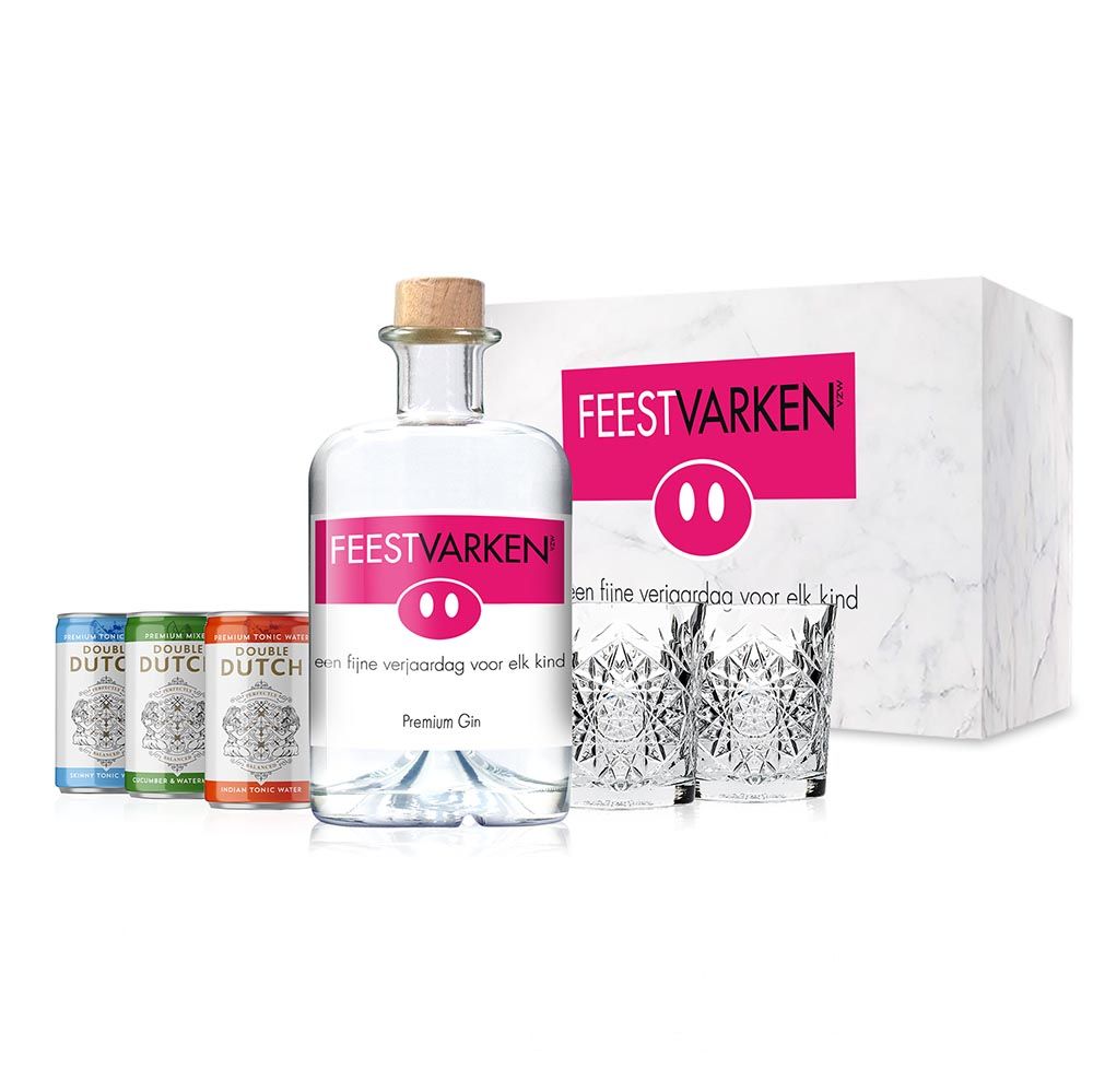 Feestvarken Gin Tonic Premium Set