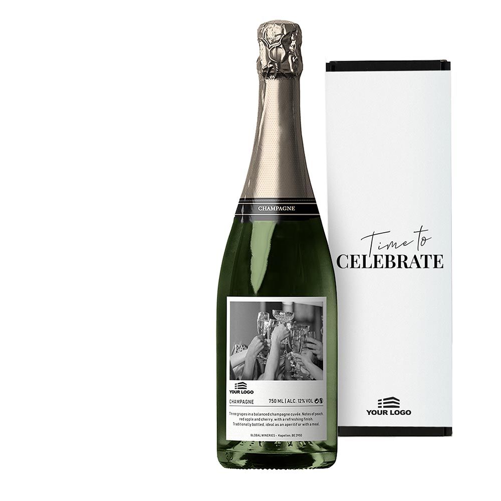 Gepersonaliseerde Champagne Geschenkdoos