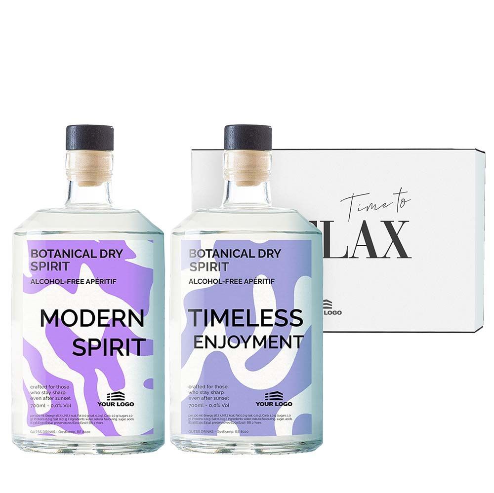 Personalisiertes Geschenkset Für Botanischen Alkoholfreien Trocken-Spirituose