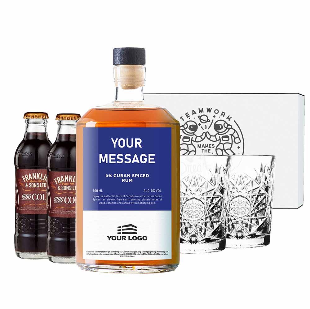 Personalised Non-Alcoholic Cuban Spiced Rum Gift