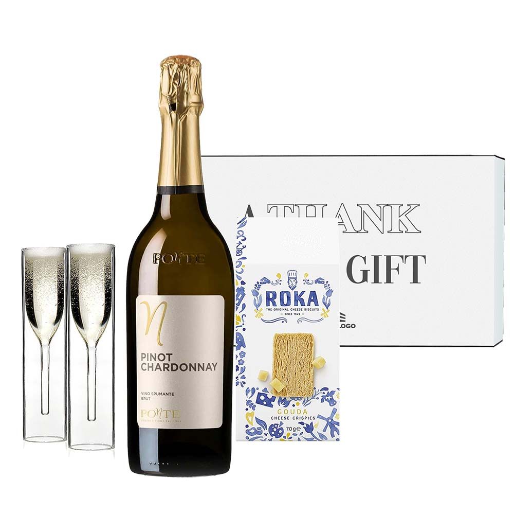 Spumante Wine & Cheese Set