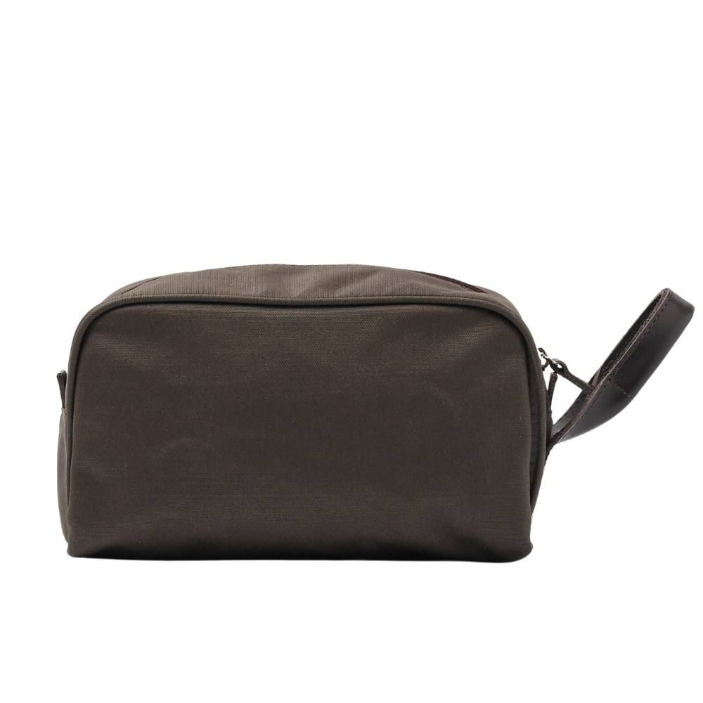 Waxed Sport Toiletry Bag - Green