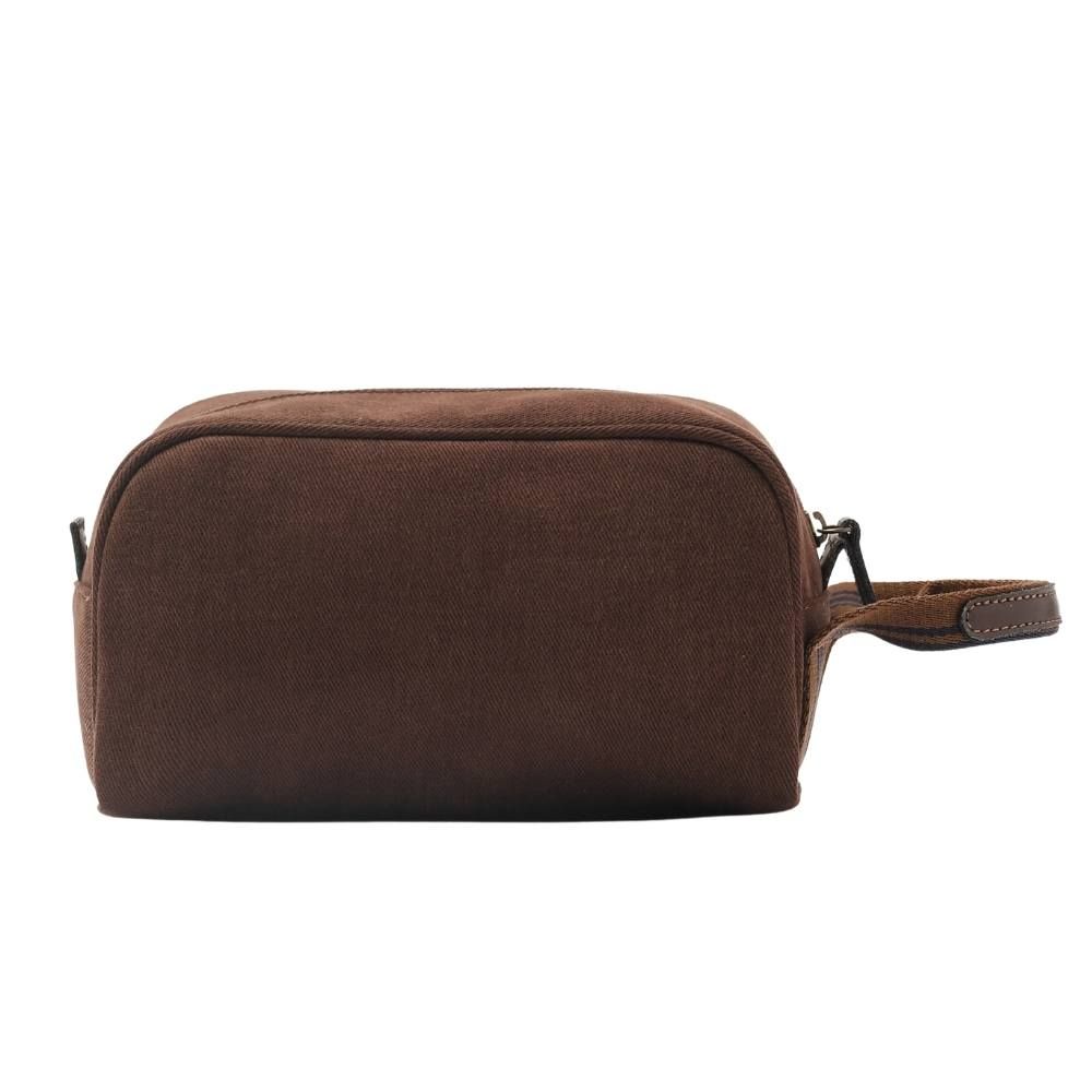 Boston Twinline Toiletry Bag - Chocolate