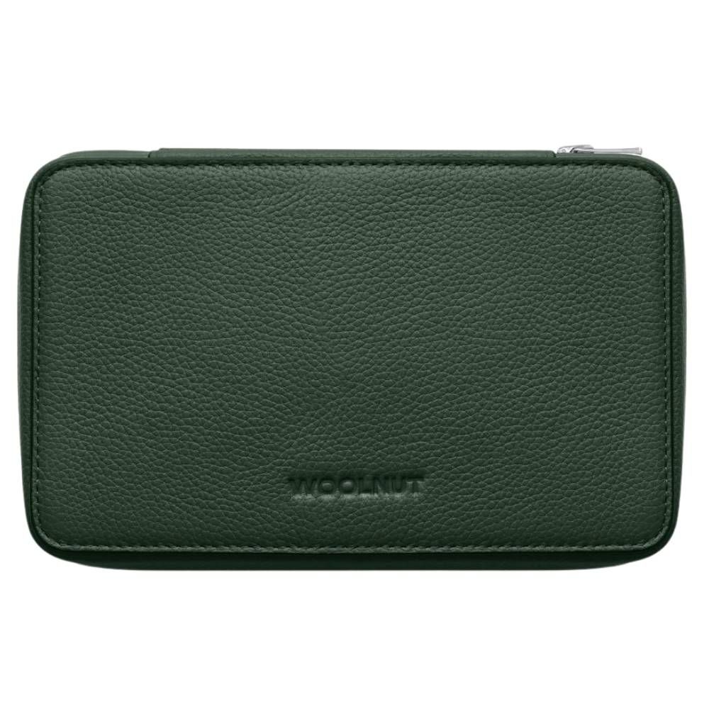 Woolnut Leather Tech Organizer - Green