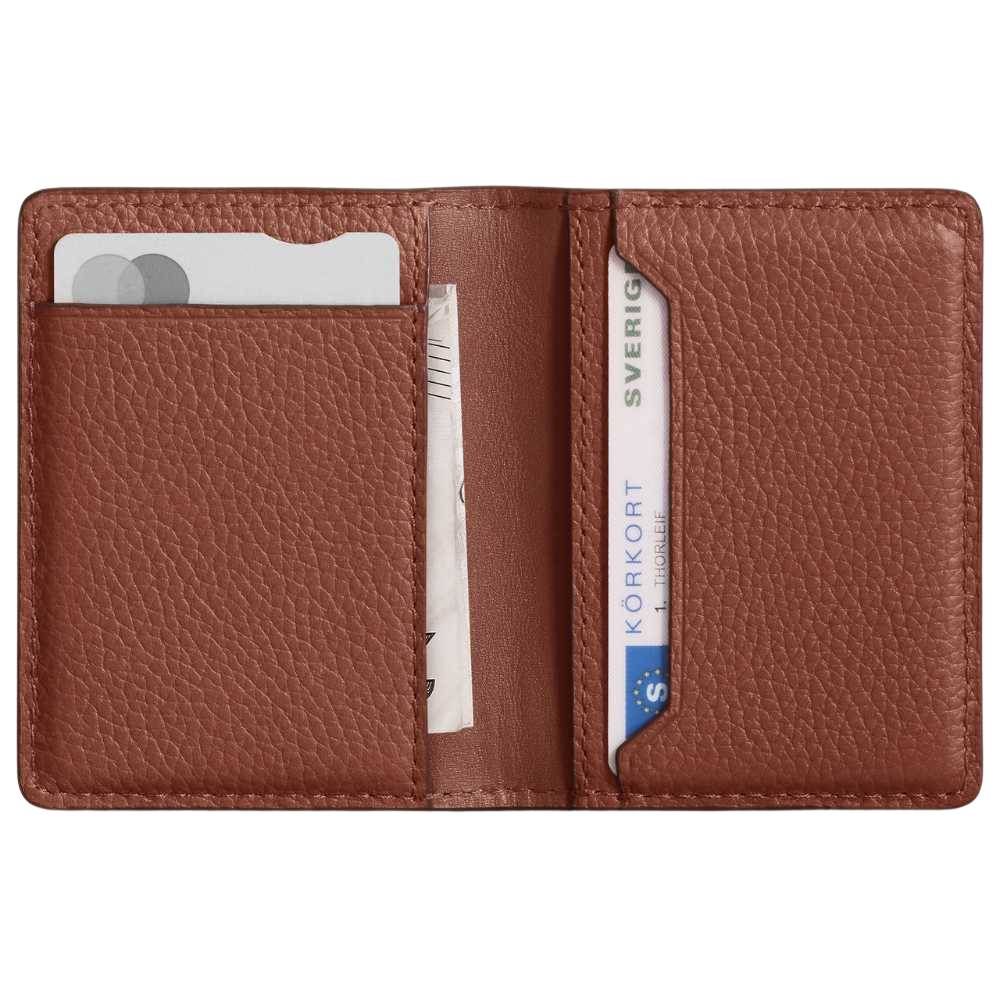 Woolnut Leather Wallet - Cognac