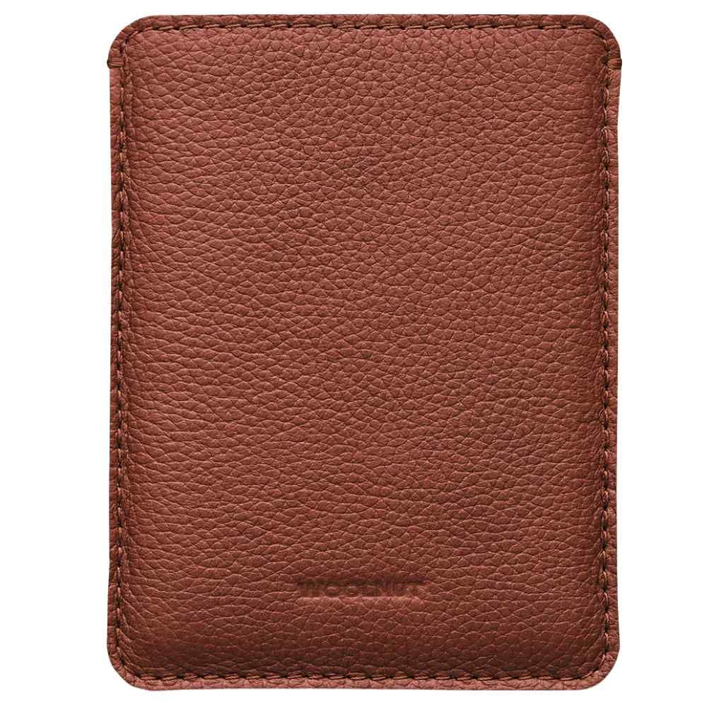 Woolnut Leather Sleeve for Passports - Cognac - Without Personalisation
