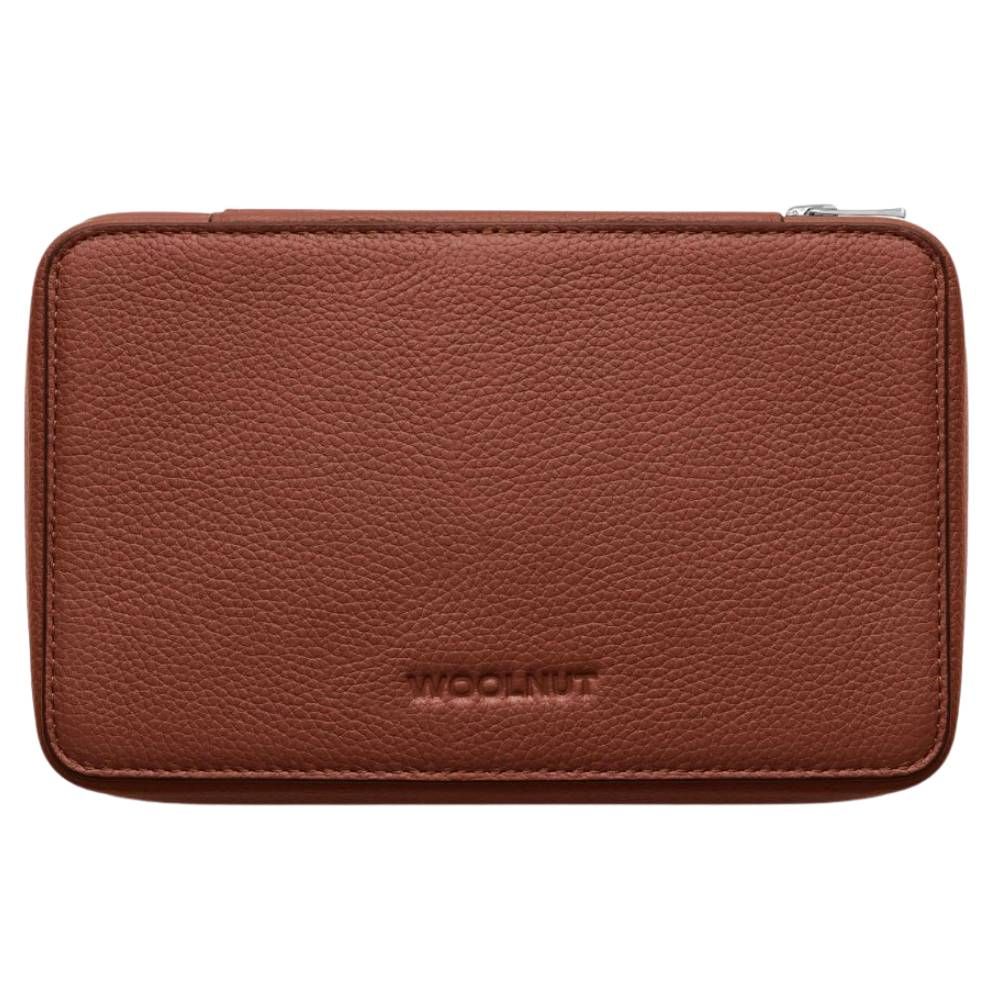 Woolnut Leather Tech Organizer - Cognac
