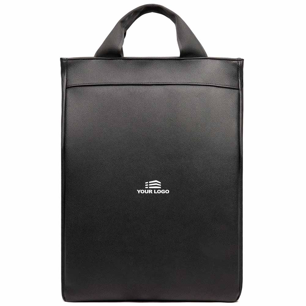 Personalised Bermond RCS Recycled PU Backpack - Black