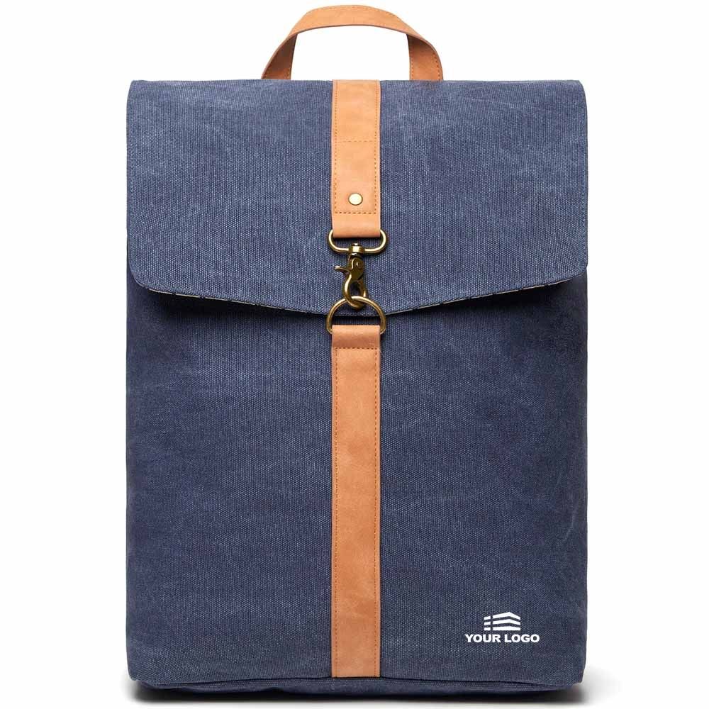 Personalised Bosler Backpack GRS Recycled Canvas - Blue