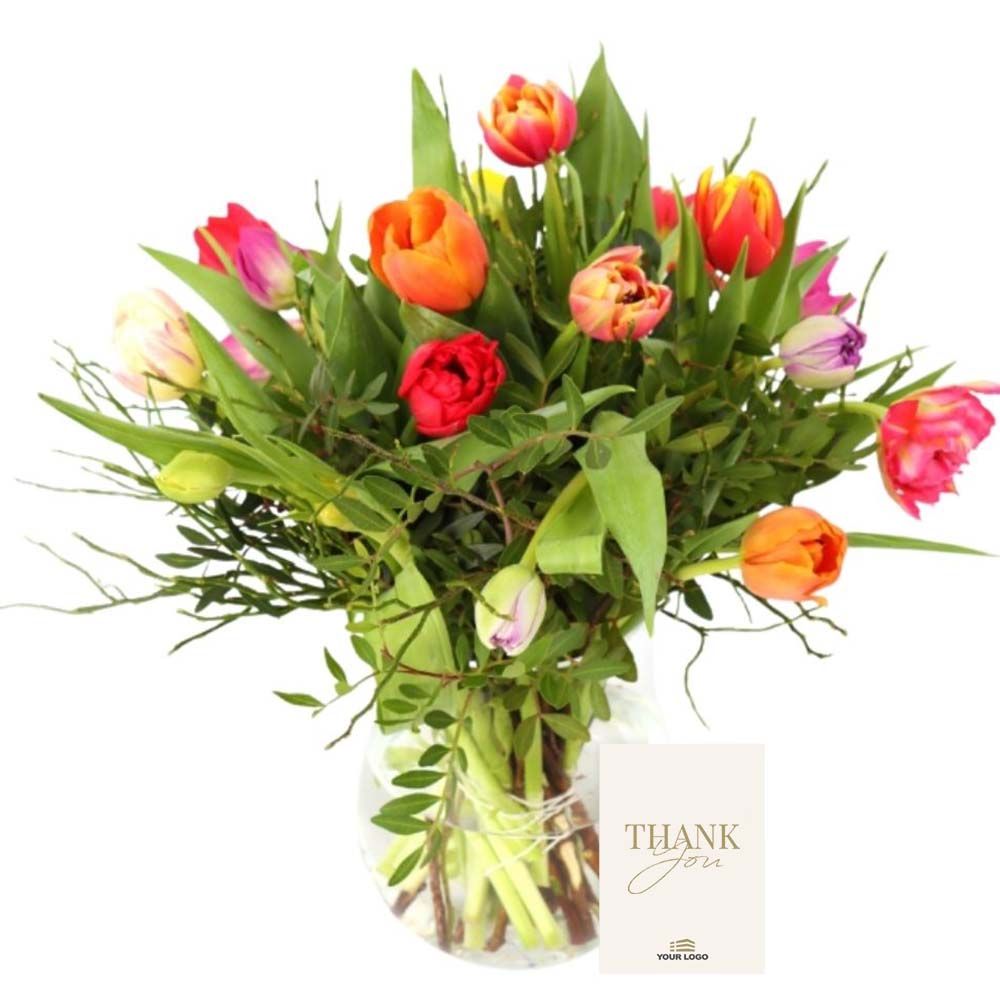 Cheerful Tulip Flower Bouquet