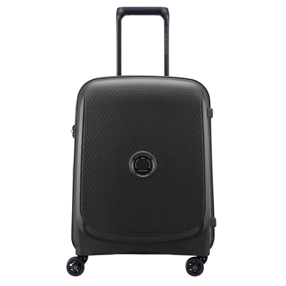 Delsey Trolley Slim Cabin Suitcase - Black