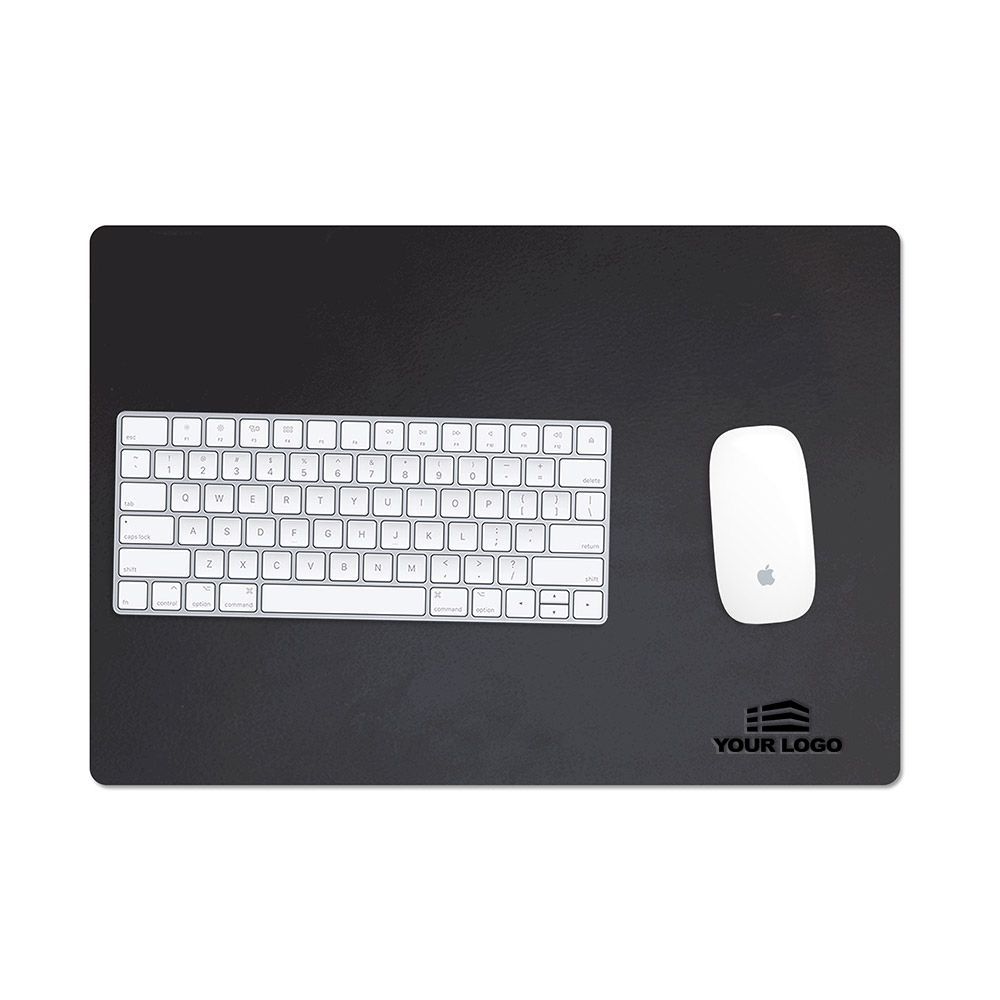 Leather Desk Pad - Black