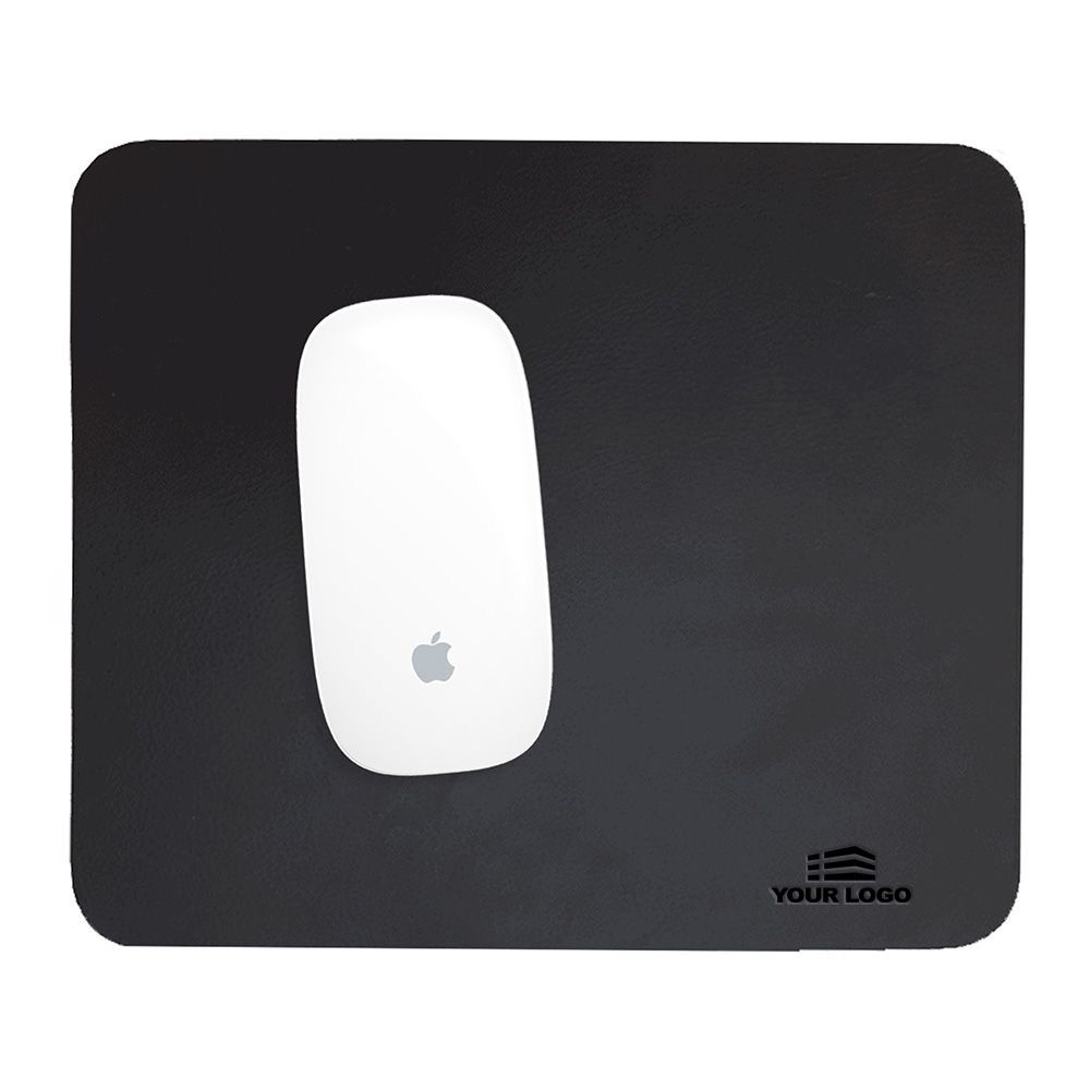 Personalised Leather Mouse Pad - Black