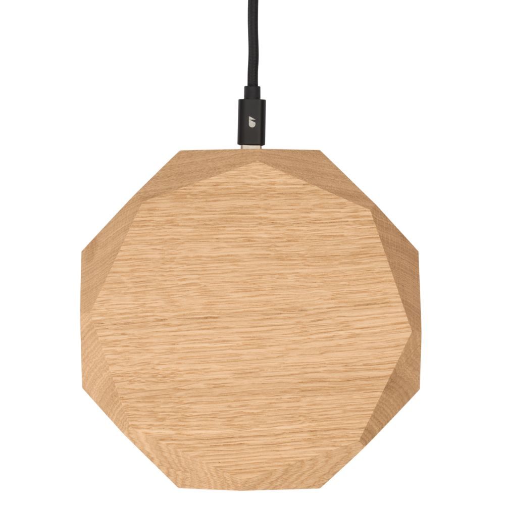Oakywood Wireless Geometric Charging Pad - Oak