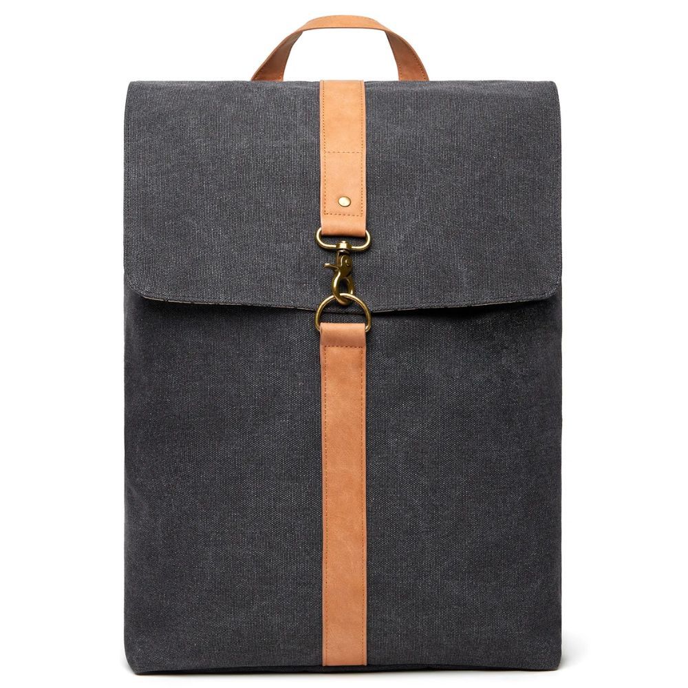 Bosler Backpack GRS Recycled Canvas - Black