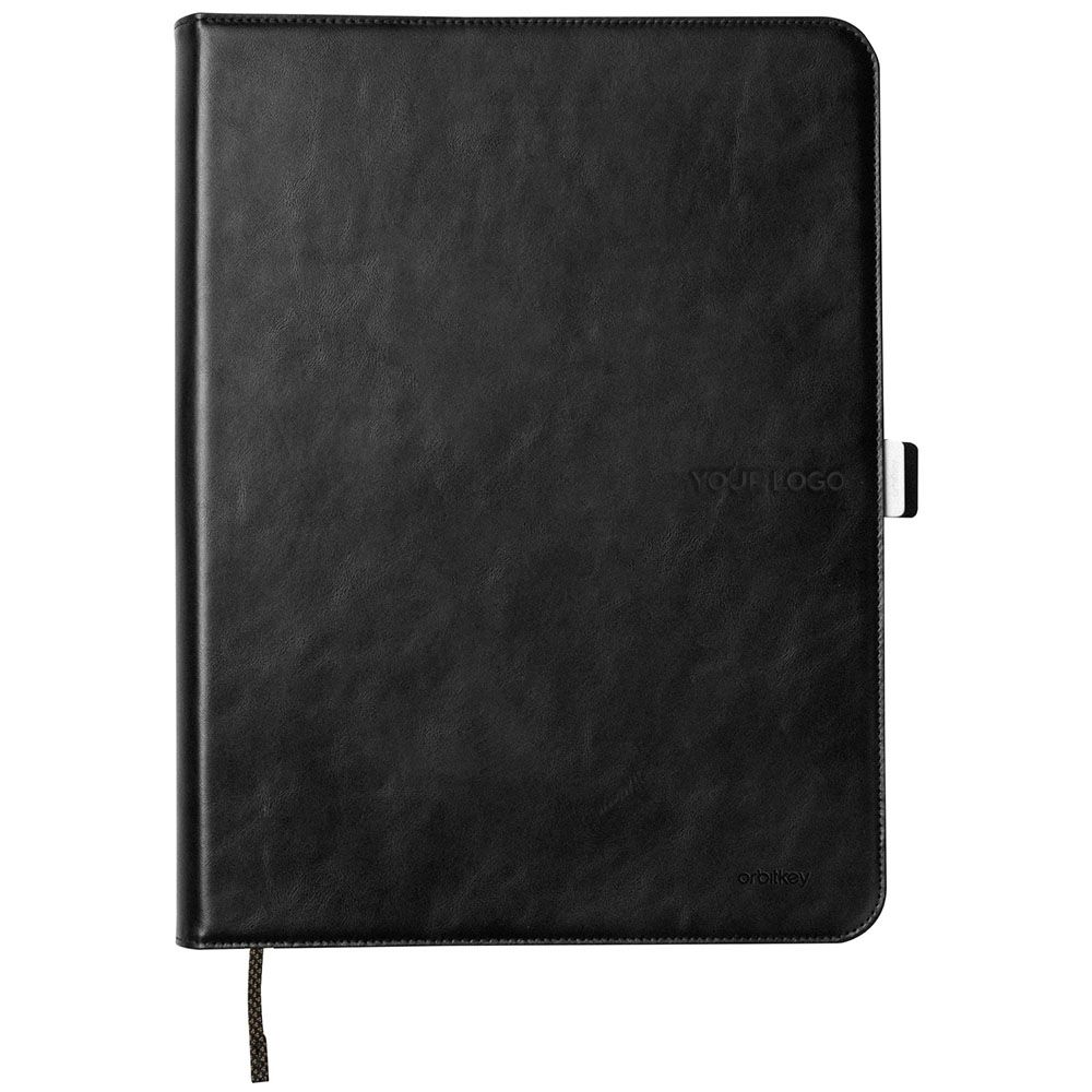 Personalised Orbitkey Compendium A4 - Black