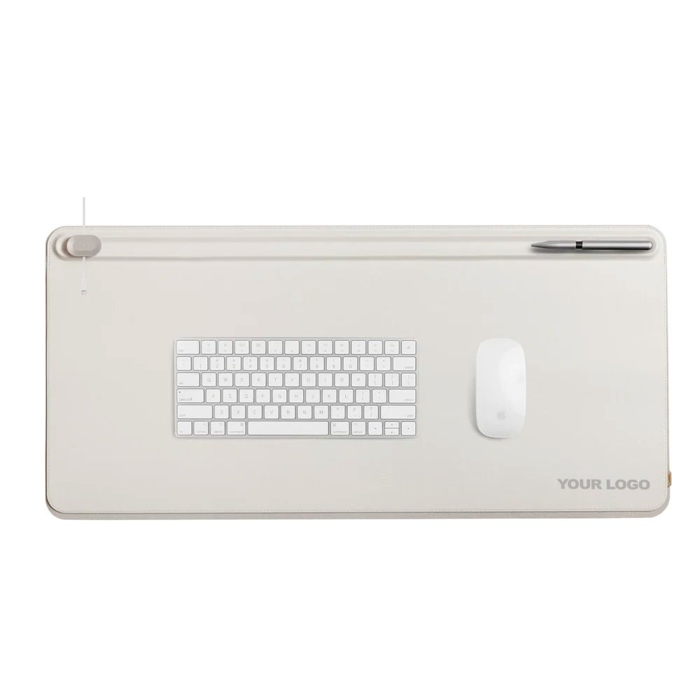 Gepersonaliseerde Orbitkey Bureau Onderlegger Large - Grijs