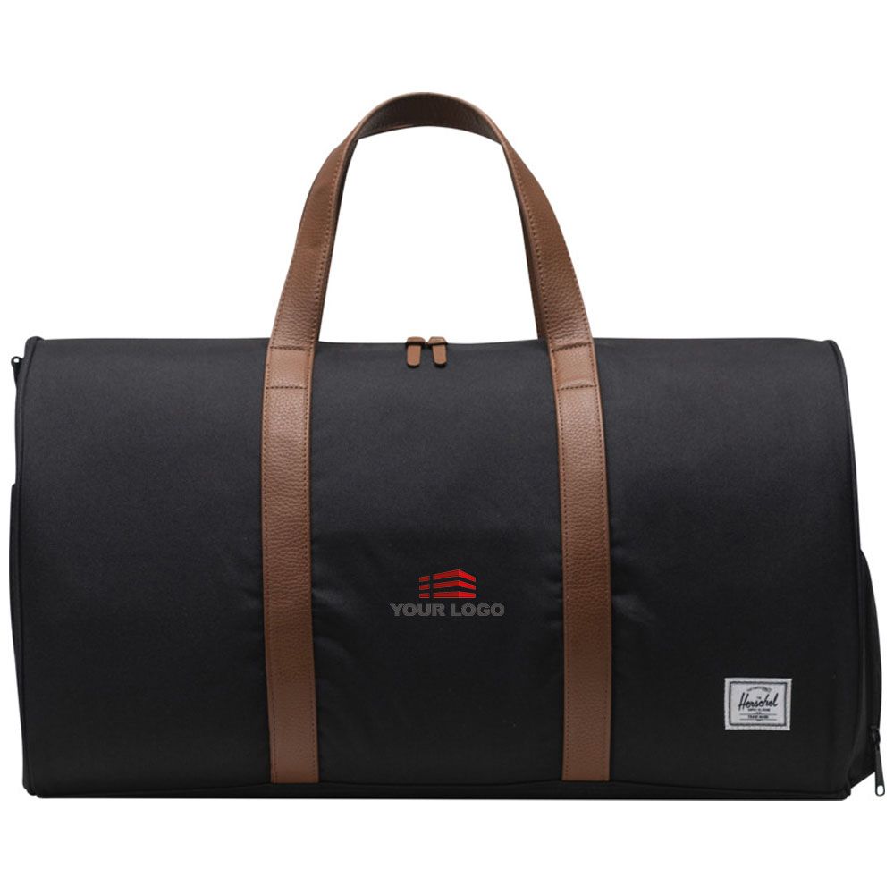 Personalised Herschel Novel Recycled Travel Bag - Black