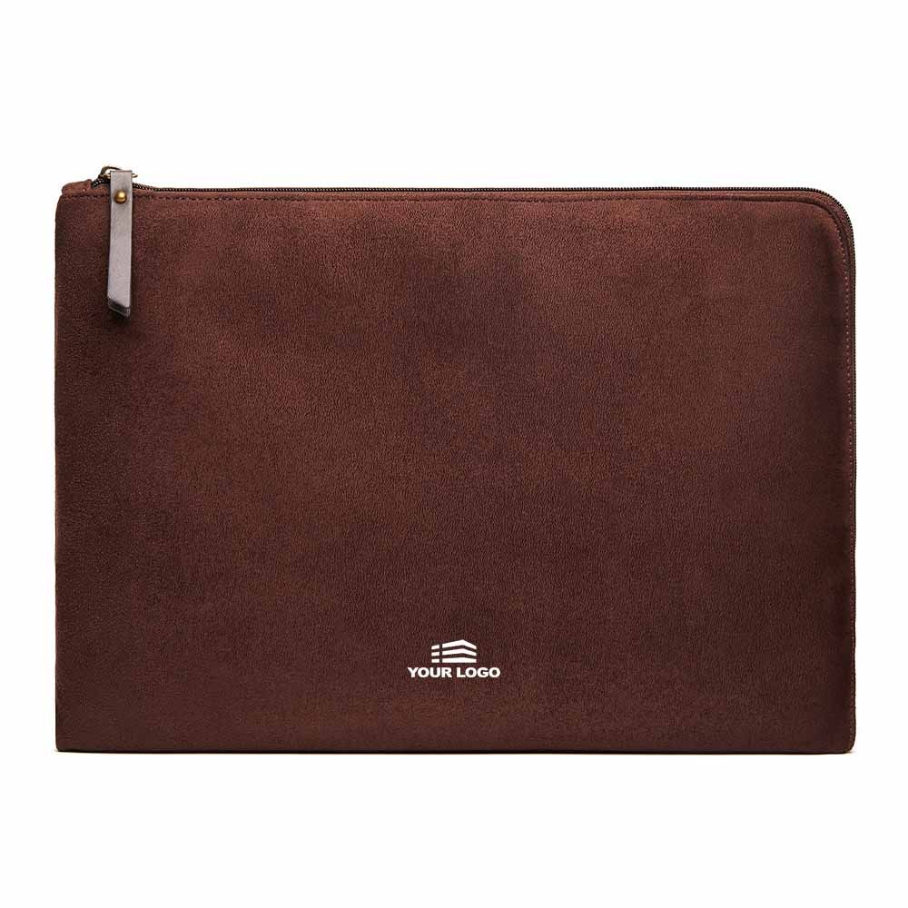 Personalised Hunton Laptop Case - Brown