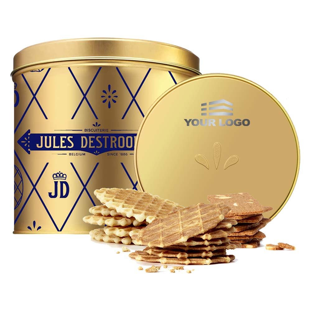 Personalised Jules Destrooper Golden Tin
