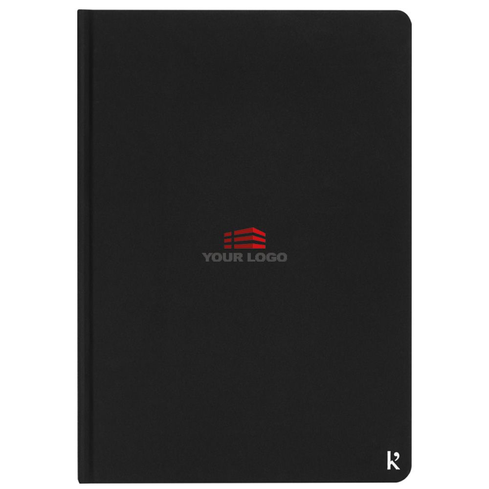 Personalised Karst A5 Hardcover Notebook - Black