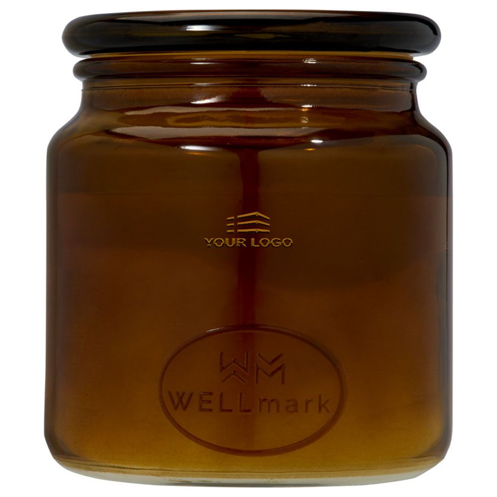 Personalised Wellmark Let's Get Cozy Scented Candle - Cedarwood & Amber