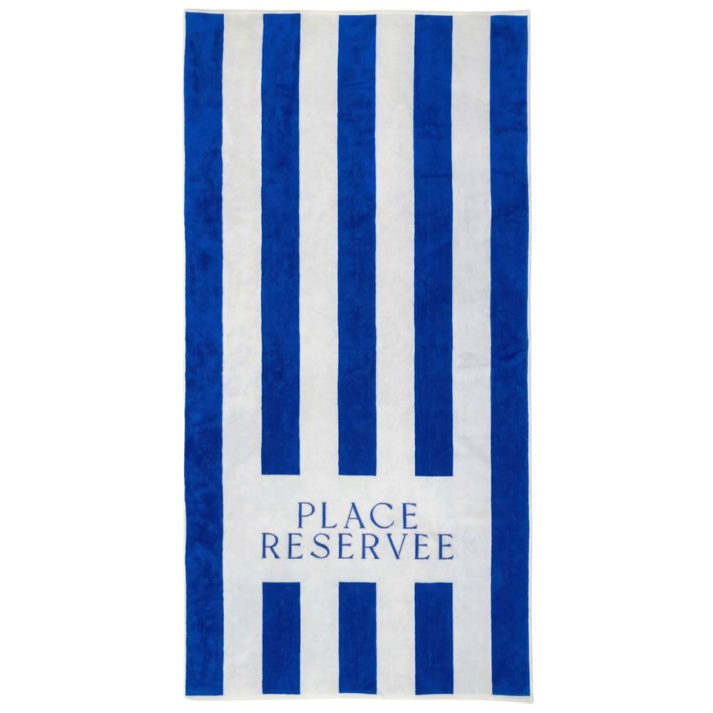 Place Reservee Classic Beach Towel - Mykonos Blue