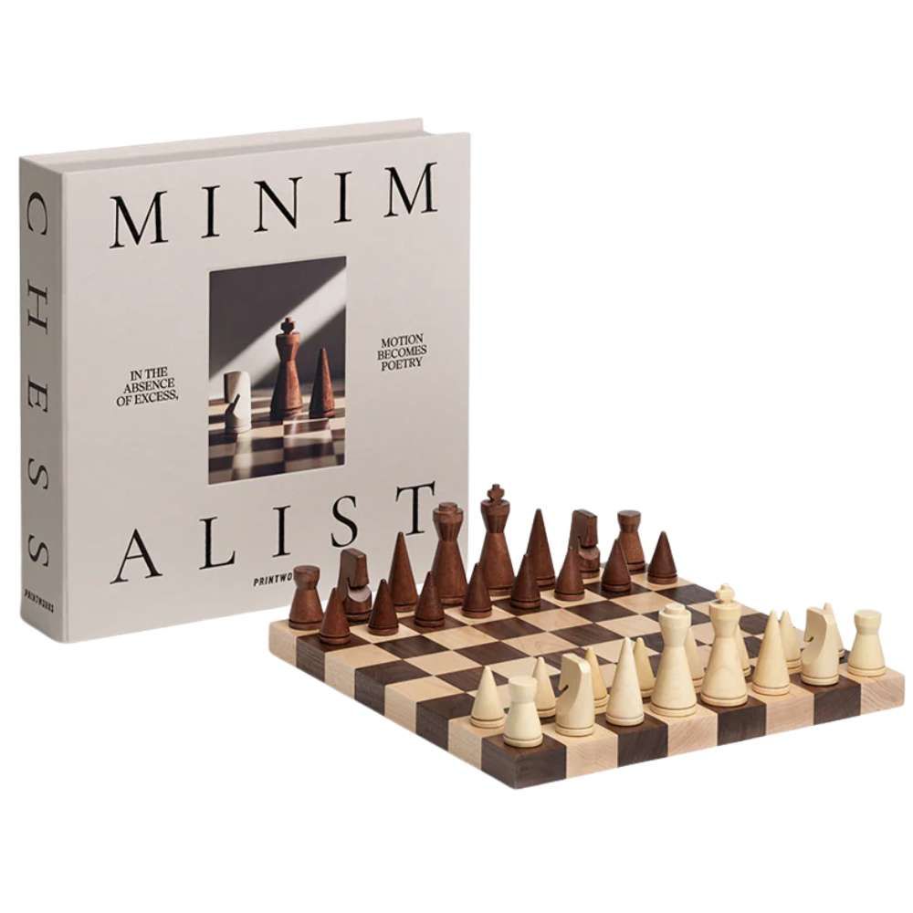 Printworks Wood Chess: The Minimalist