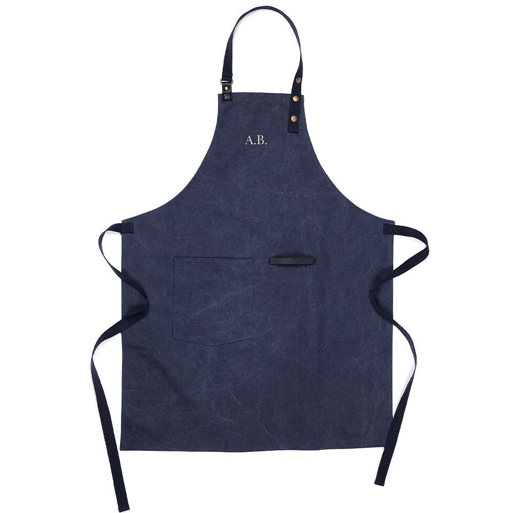 Custom Tome Recycled Canvas Apron - Navy