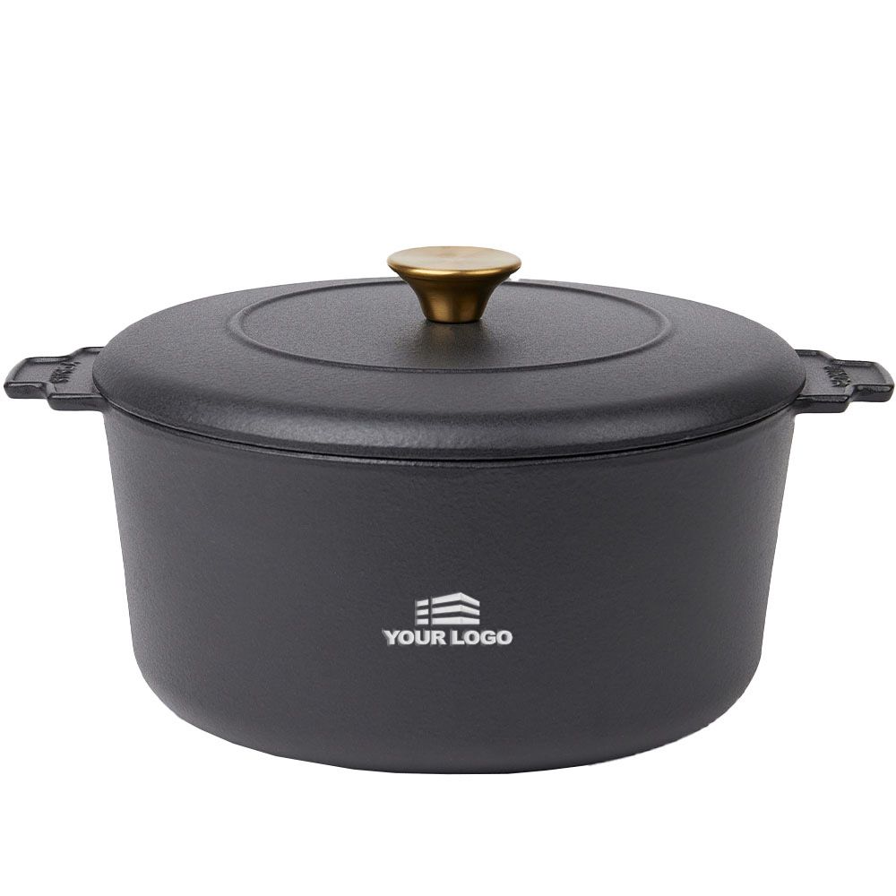 Personalisierte Monte Heritage Cocotte 5,5 Liter - Schwarz