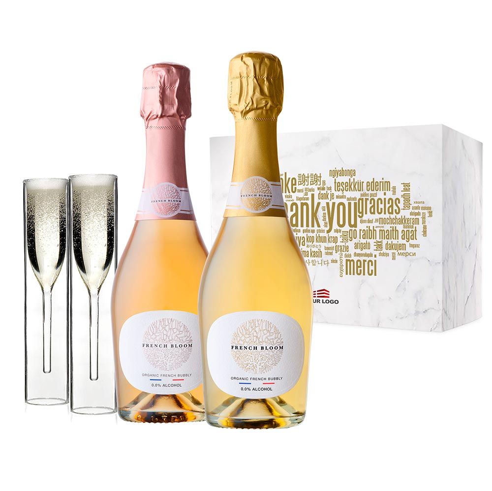 French Bloom Duo Non-Alcoholic Sparkling Set Small