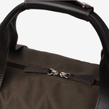 Gewachste Sport-Reisetasche - Grün