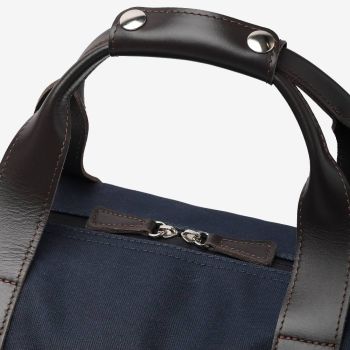 Gewachste Sport-Reisetasche - Blau
