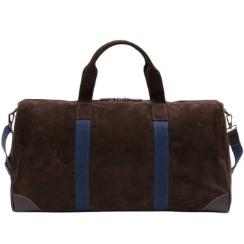 Boston Deluxe Travel Duffel Bag - Dark Brown