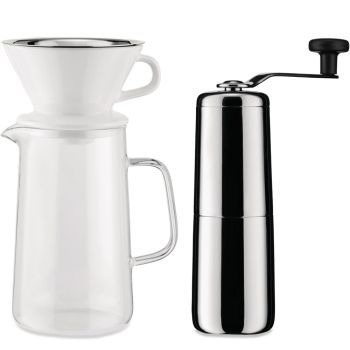 Alessi Slow Coffee Set With Coffee Grinder & Filter