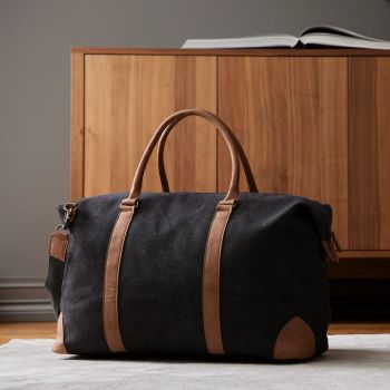 Bosler RCS Recycled Canvas Duffle Bag - Black