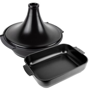 Peugeot Tajine & Oven Set - Black