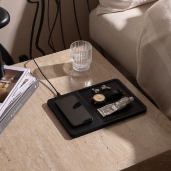 Timo Bureau-oplader & Accessoirehouder - Zwart