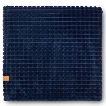 Branson Gerecycled Deken - Blauw