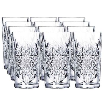 Hobstar Longdrink Glazen - Set Van 12