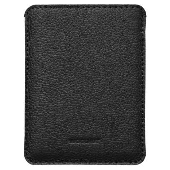 Woolnut Leather Sleeve for Passports - Black