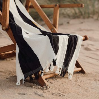 Valmer Beach Towel - Black