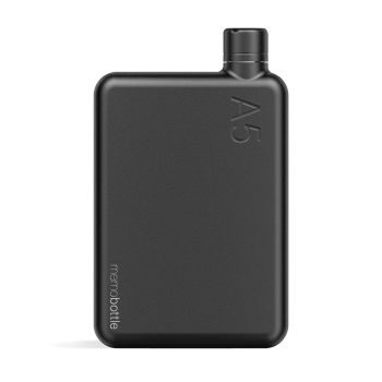 Memobottle Stainless Steel A5 - Zwart
