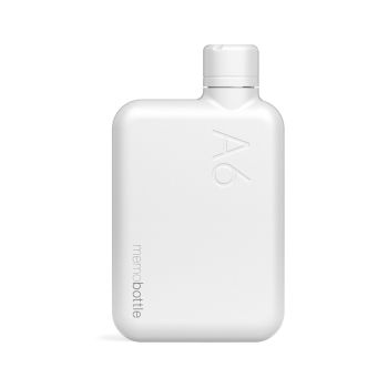 Memobottle Stainless Steel A6 - White - Without Personalisation