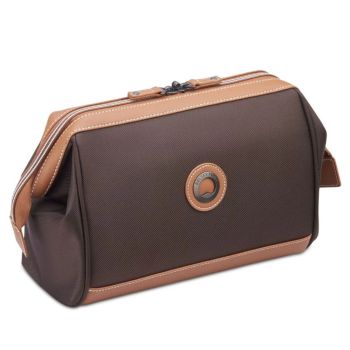Delsey Paris Chatelet Air 2.0 Toiletry Bag - Chocolate Brown