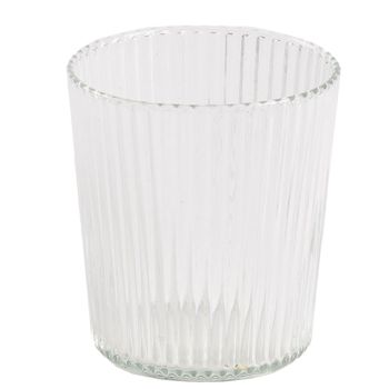 Paveau Set Of 6 Ribbed Glasses - White Haven