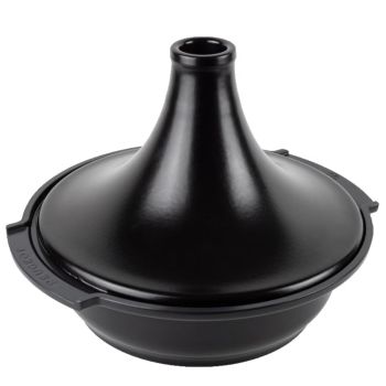 Peugeot Atlas Tajine-Schale - Schwarzer Satin