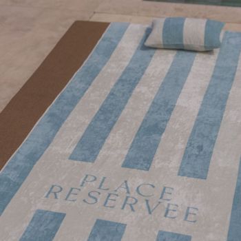 Place Reservee Classic Beach Towel - Atlantic Blue