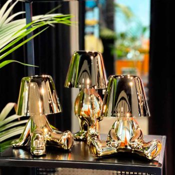 Qeeboo Golden Brothers Indoor Lamp - Tom
