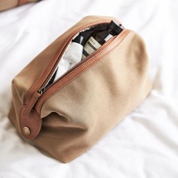 Vinga Of Sweden RPET Toiletry Bag - Brown